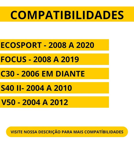 Kit 4 Bobina Ignição Ecosport 2.0 16v Duratec 2008 A 2019