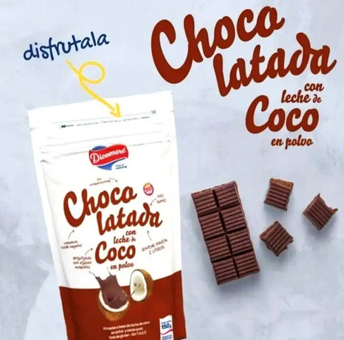 Chocolatada Con Leche De Coco Dicomere En Polvo Sin Tacc