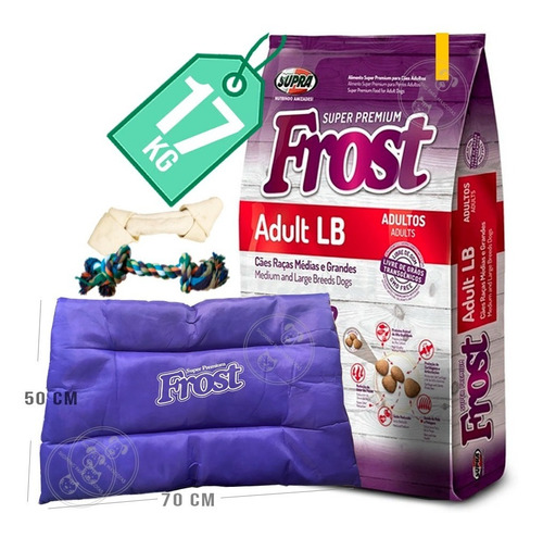 Comida Perro Frost Adulto Razas Grandes 15 Kg + 2 Kg 