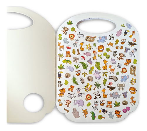 4 Libros Para Colorear. Maletitas Con Stickers