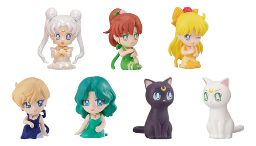 Sailor Moon Hugcot Serenity Jupiter Venus Urano Neptune Luna