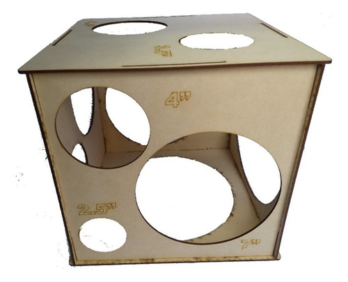 Calibrador De Globos Cubo