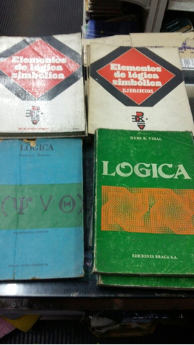 Libros De Lógica Lote X 4 Simbólica Ejercicios 