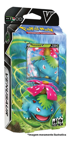 Card Game Pokémon Baralho Batalha V Deck Venosaur Copag