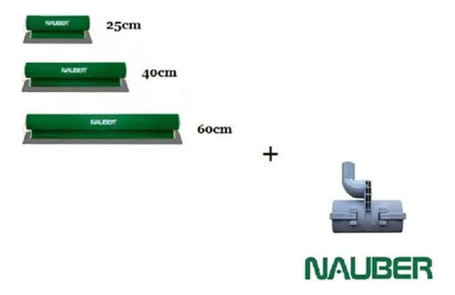 Kit 3 Desempenadeira Para Massa Corrida Nauber + Um Suporte