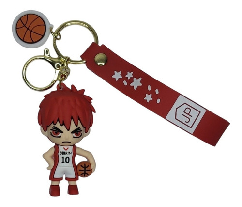 Llavero Cinta Strap Pvc - Kuroko No Basket : Taiga Kagami