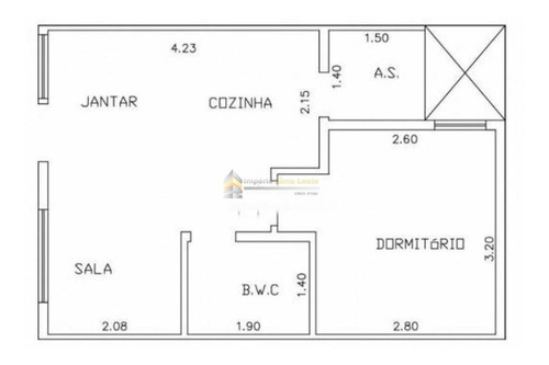 Imagem 19 de 22 de Apartamento Em Condomínio Studio Para Locação No Bairro Vila Granada, 1 Dorm, 34 M - 4571