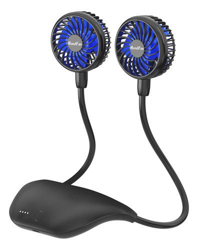 Ventilador De Pescoço Handfan 10000mah 48h Bateria Recarregá
