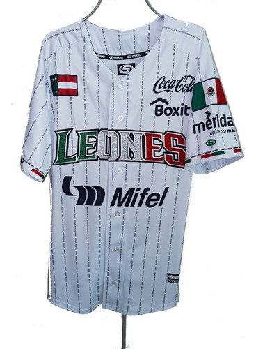 Jersey Beisbol Leones Yucatán Utilería Jugador Municipios