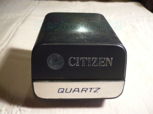 Estuche Plastico Azul De Reloj Citizen Quartz