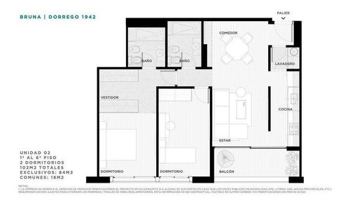 Imagen 12 de 23 de Departamentos De 1, 2 Y 3 Dormitorios Y Dúplex 2 Dormitorios En Zona Centro Rosario