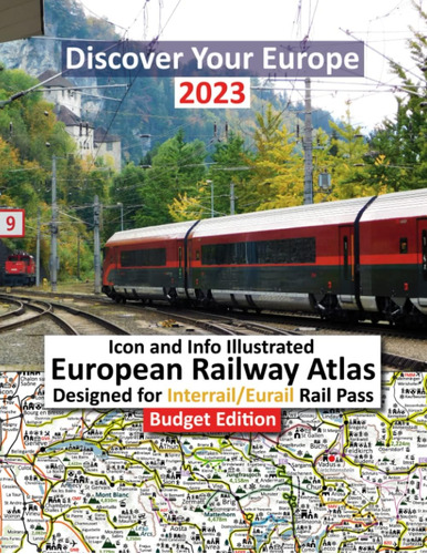 Libro: Icon And Info Illustrated European Railway Atlas 2023