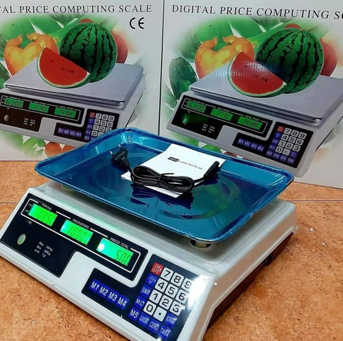 Pesa Digital 40 Kilos Recargable Negocio Balanza Digital