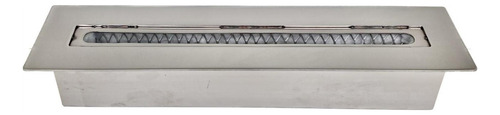 Queimador Ecológico A Álcool Ou Etanol 50cm Inox Capacidade Do Tanque De Combustível 24 L Cor Inox Polido