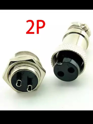  Conector Macho Hembra Eléctrico Bicicleta Scooter 2pin 