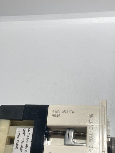 Micro Switch 911cla531ta Selector Module 600vac 125vdc Bbd