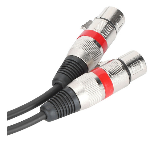 Cabo Jorindo Jd6067 0,3 M Xlr Macho Para Duplo Xlr Fêmea Tip