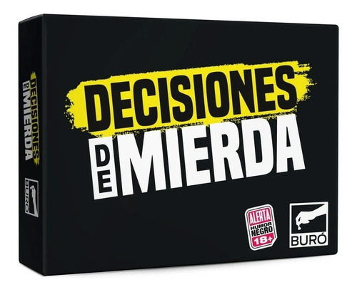 Decisiones De Mierda Buró Juego De Cartas Mesa Para Previas