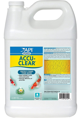 Api Accu Clear 3.7l Acondiciona Clarificante Para Estanques