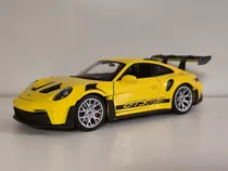 Comprar Porsche 911 Gt3 Rs Welly Escala 1\u002F24. Amarillo. Sin Caja
