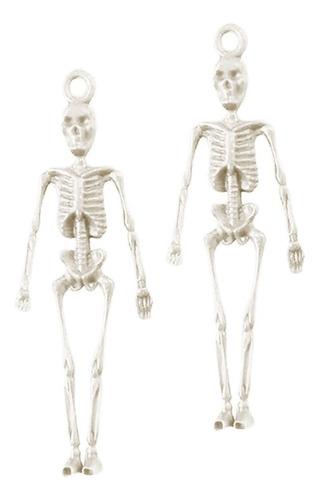 Esqueletos Fosforecentes Decorativos Halloween X 36 Un