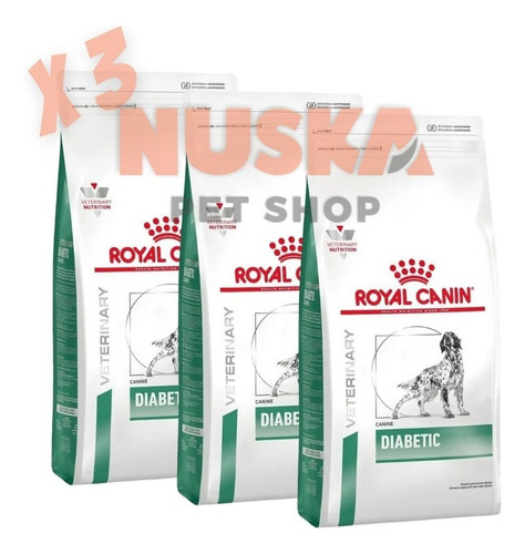 Royal Canin Diabetic Canine 2 Kg X 3 Unidades Perro Diabetes