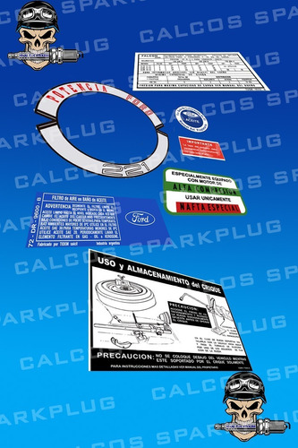 Kit Completo De Calcos Ford Falcon (221) (1973/1977)