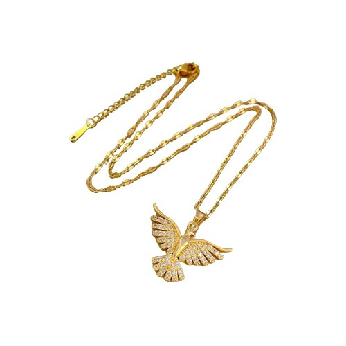 Cadena Collar Dije Ave Fenix Gold C Dorado