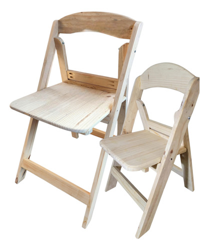 Silla Infantil Plegable Madera Pino Oaxaca Mini Avant Garde