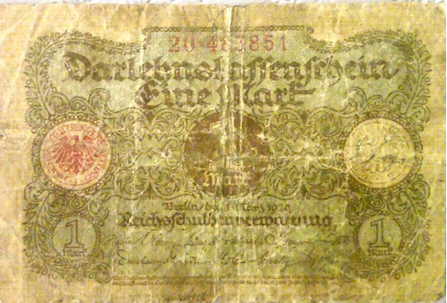 Antiguo Billete Alemania, Berlin 1920