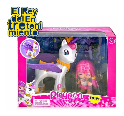 Pinypon Unicornio Volador Con Figura Y Accesorios - El Rey
