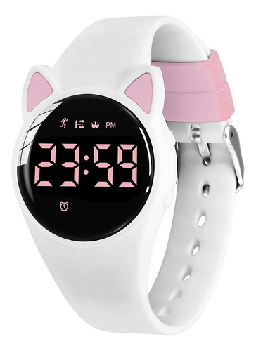 Reloj Digital Kawaii Impermeable Deportivo Para Niños