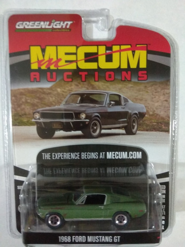 Greenlight 1968 Ford Mustang Gt Mecum Auctions Verde Gl1