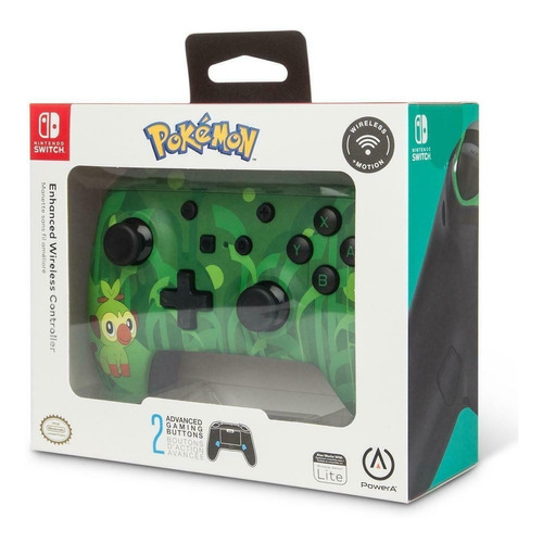 Control Inalámbrico Powera Switch Pokemon Grookey Nuevo