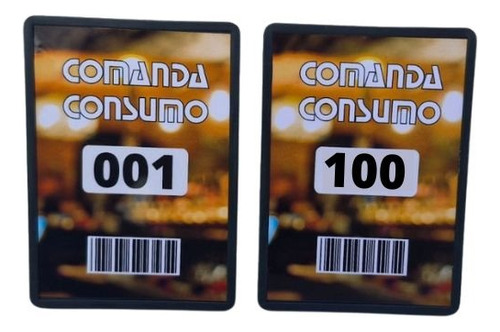 100un Comanda Eletrônica 9,6x6,8 Pronta Sem Personalizar