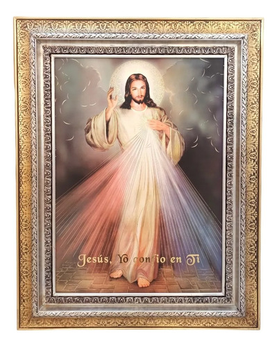 Cuadro Con Imagen De Jesús Divina Misericordia