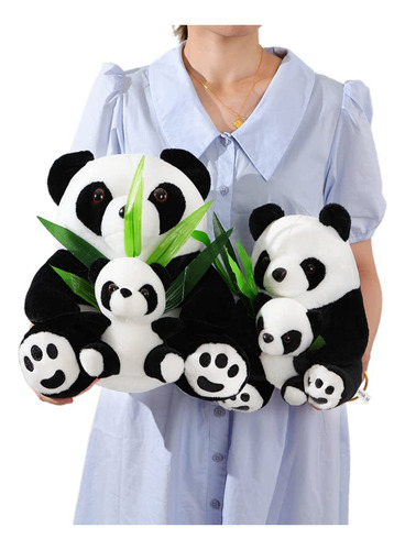 Aixini Peluche De Peluche De Panda De 10 Pulgadas Con Panda