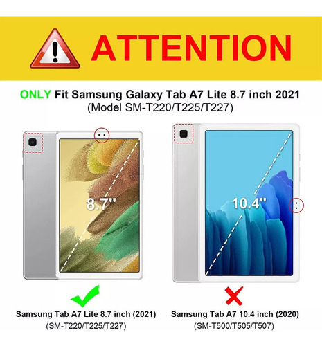 Keyboard Case For Samsung Tab A7 Lite 8.7 Sm-t220