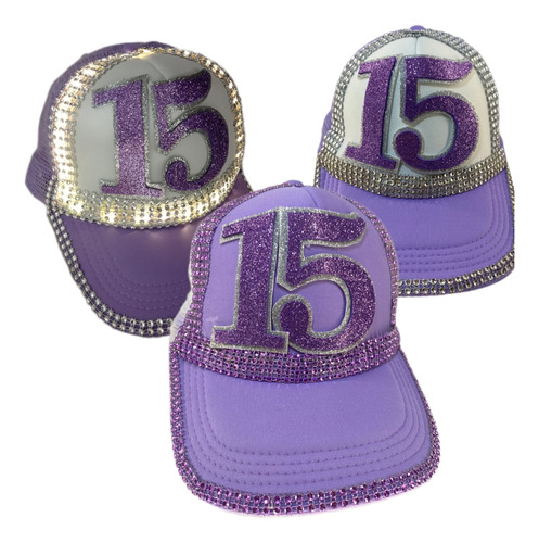 Gorra Trucker 15 Años Con Luces