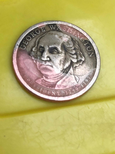 Imagen 3 de 3 de Moneda De 1 Dolar De George Washington Del Año 1789-1797