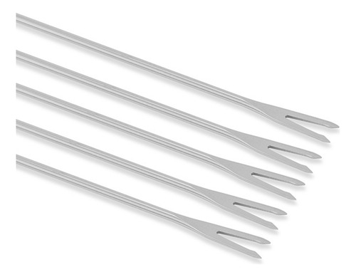 Tenedores Para Fondue, 6 Palitos De Queso De Acero Inoxidabl