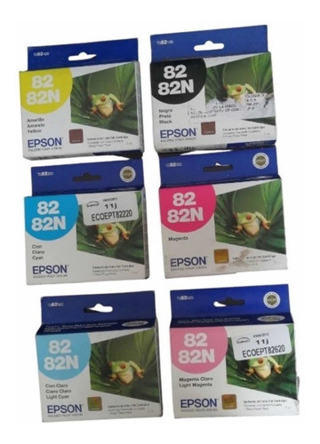 Kit De Cartucho Epson 82n 6 Piezas