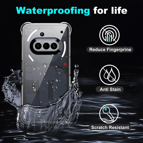 Funda Para Teléfono + 2 Protectores De Pantalla De Vidrio Te
