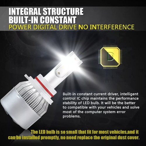 Cd: Kit Faros Delanteros Led Luz Alta Y Luz Baja Para Kia