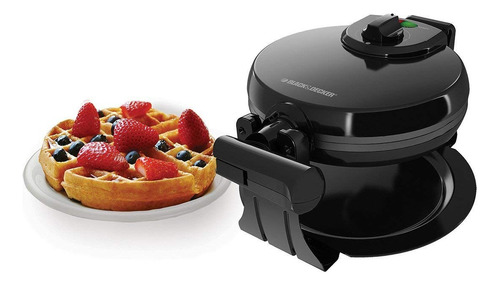 Waflera Black + Decker Estilo Belga Giratoria Antiadherente