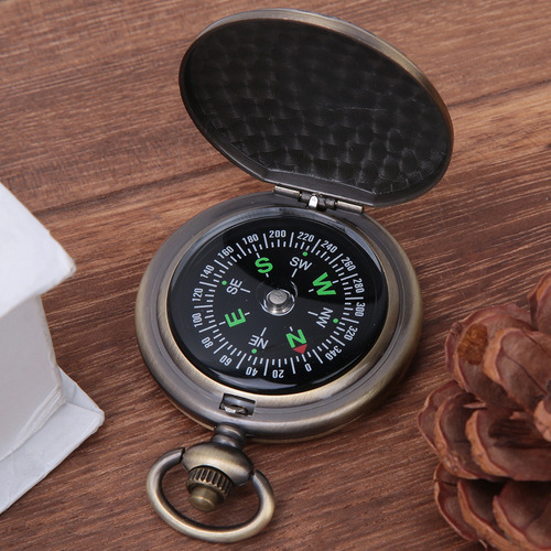 Reloj Plegable Portátil Vintage De Aleación De Zinc J35a Par