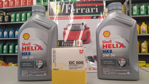 3 Litros ( 5w30 Shell Helix )  Fiat Fire + Miniatura Ferrari