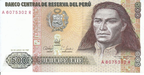 Perú 500 Intis 1987