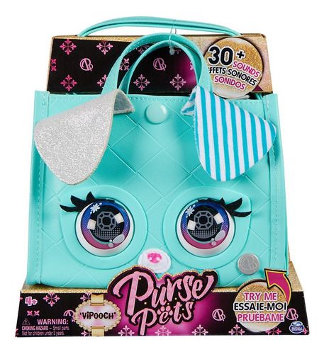Purse Pets Cartera Mascota Interactiva Surtido Int 26700 Turquesa