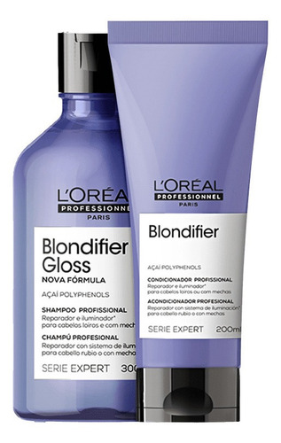 L'oréal Blondifier Gloss Shampoo 300ml + Condicionador 200ml